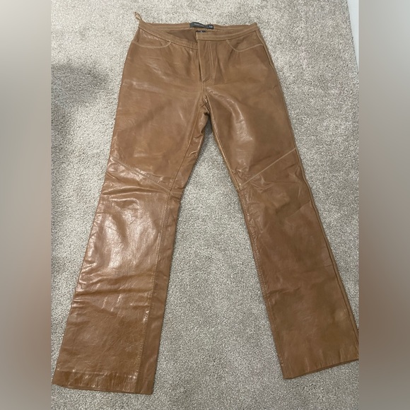 GAP Pants - Carmel Leather Pants